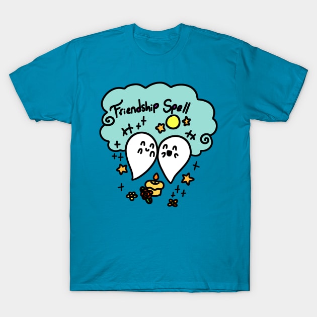 Friendshp Spell Ghost T-Shirt by saradaboru
